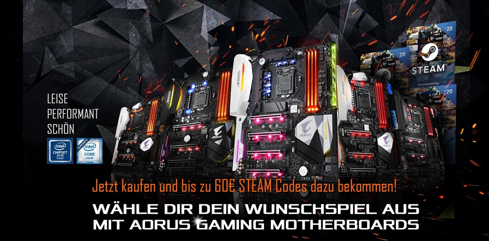 Select Your Game Free with AORUS Gaming Motherboards!