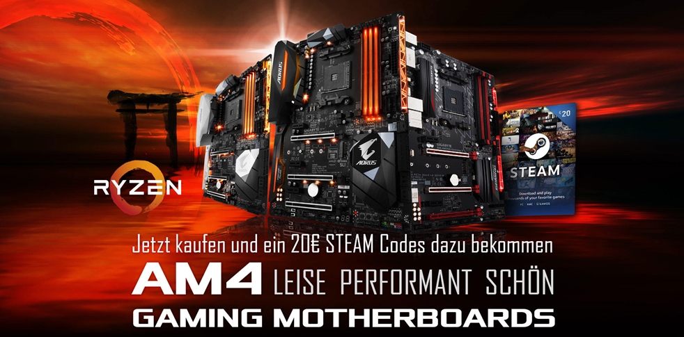 AM4 Gaming Motherboards Steam Code Bundle