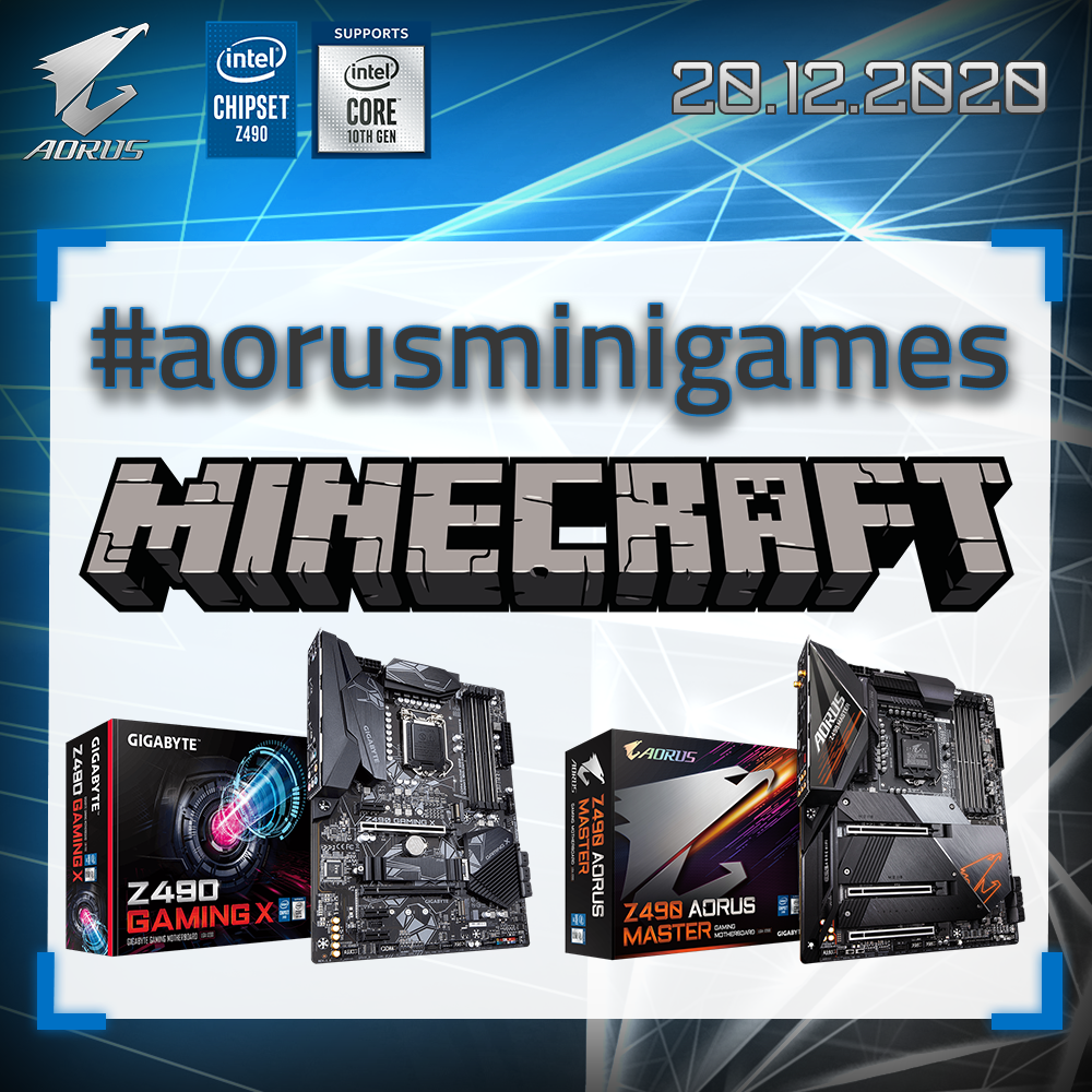 AORUS minigames 2 powered by Intel