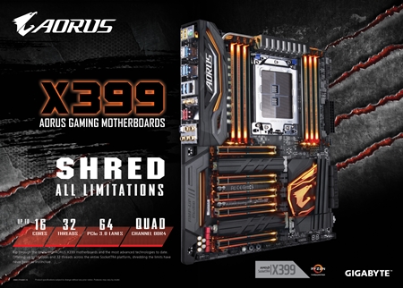 Shred All Limitations-X399 AORUS Gaming 7 Motherboard