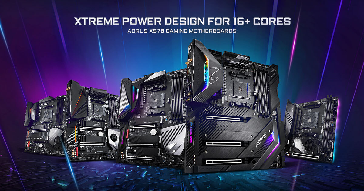 AORUS XTREME POWER: X570 AORUS GAMING Mainboards leiten die neue Ära der Gaming-Performance